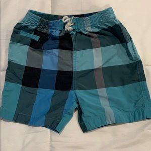 kids burberry swim shorts